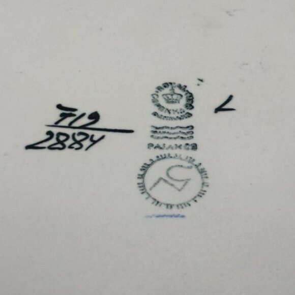 Vintage Nils Thorsson Royal Copenhagen Baca Series Shallow Dish Ceramic Faience~ - Picture 14 of 14